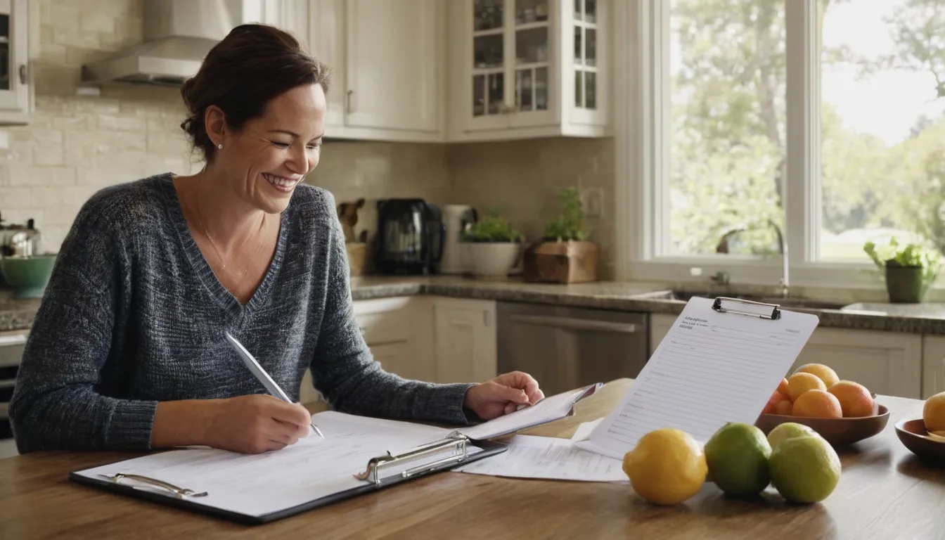 Homeowner reviewing a written septic quote in the Lewisville area